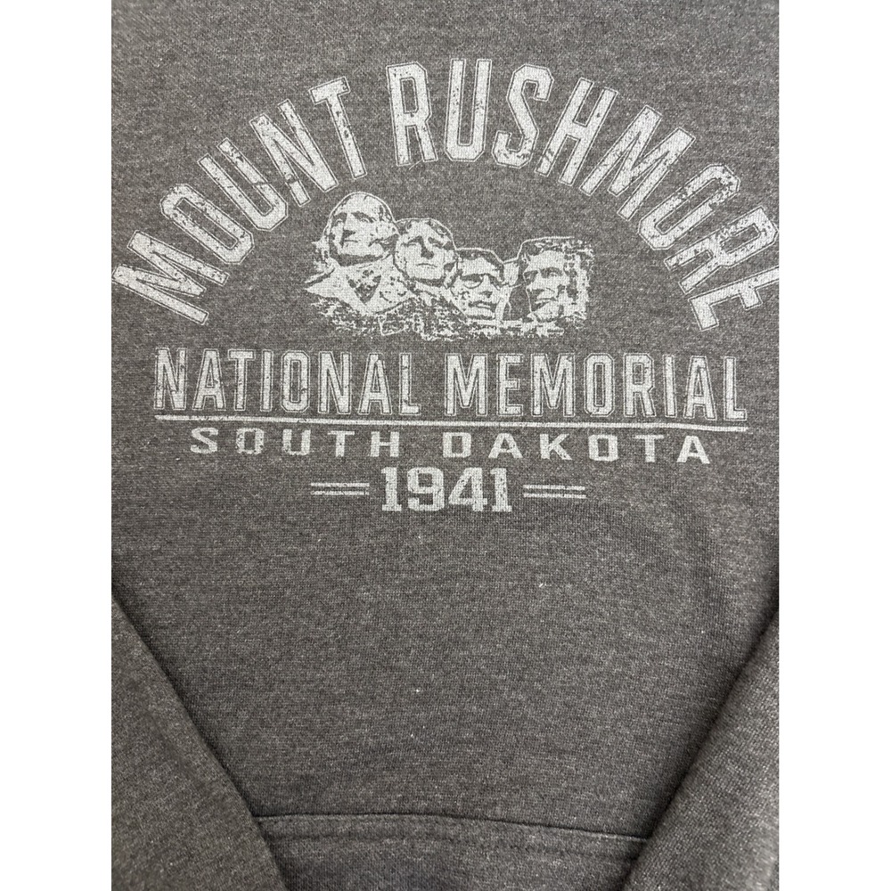 Prairie Mountain Mount Rushmore National Memorial Hoodie Grey XL South Dakota